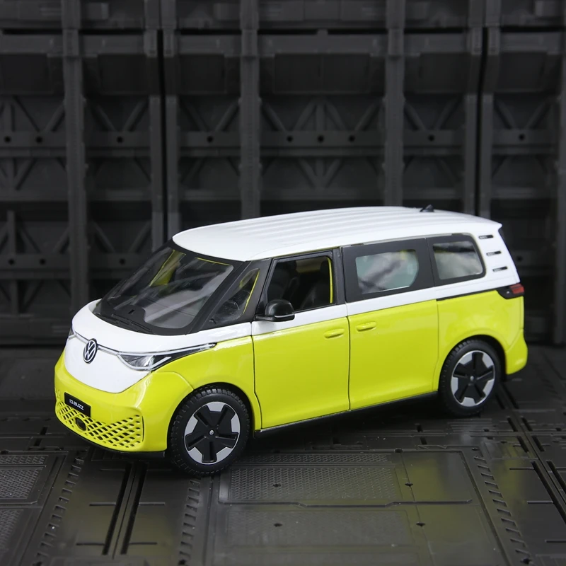 

Maisto 1:24 simulation Volkswagen ID. Buzz alloy car model van doors and trunk can be opened rich in details, finely crafted