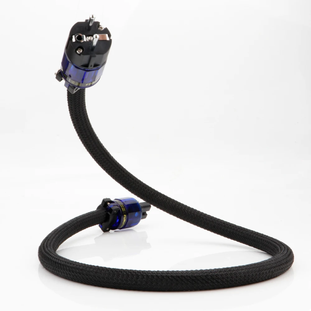 HIFI Furutech FI-e11-n1 (R) F1-11M-N1(R) Schuko power cable audio fever power cord gold-plated European standard Rhodium plug