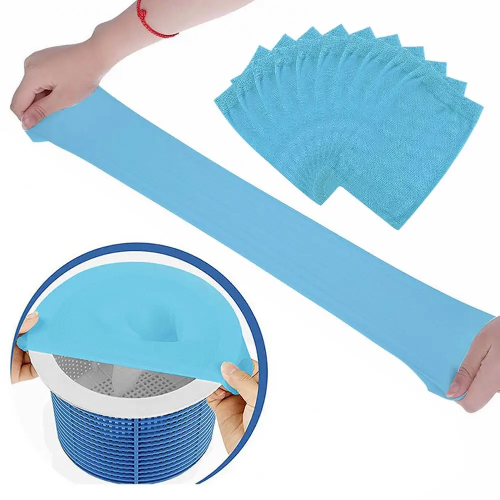 

Pool Filtration System Protection Fine Mesh Pool Skimmer Socks for Above Ground Inground Pools Reusable for Pool for Removes