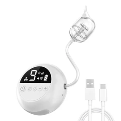 Aspirateur nasal électrique aste pour bébé, nettoyeur antarctique avec musique intégrée et veilleuse, ventouse pour nourrissons et bébés