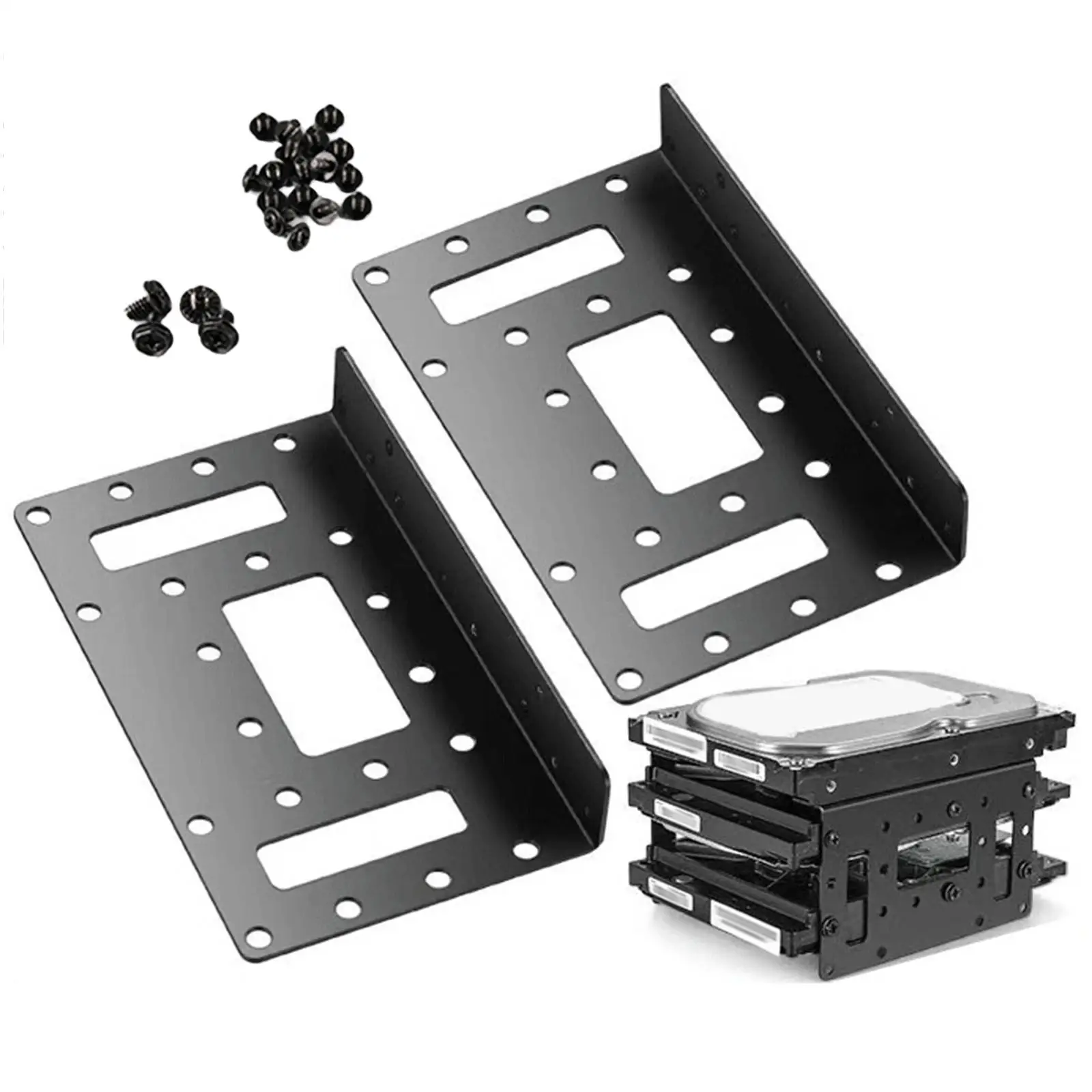 Hard Drive Bracket High Performance Accessory Solid State Stand Solid State Drive Computer Case Tray for 2.5inch 3.5inch SSD