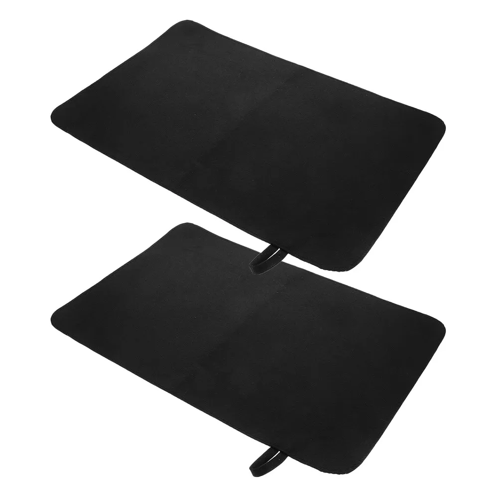 

2Pcs Indoor Felt Sauna Mat Thick Heat Insulation Waterproof Cushion Pad Sauna Spa Seat Cushion Office Home Heated Bath Floor Mat