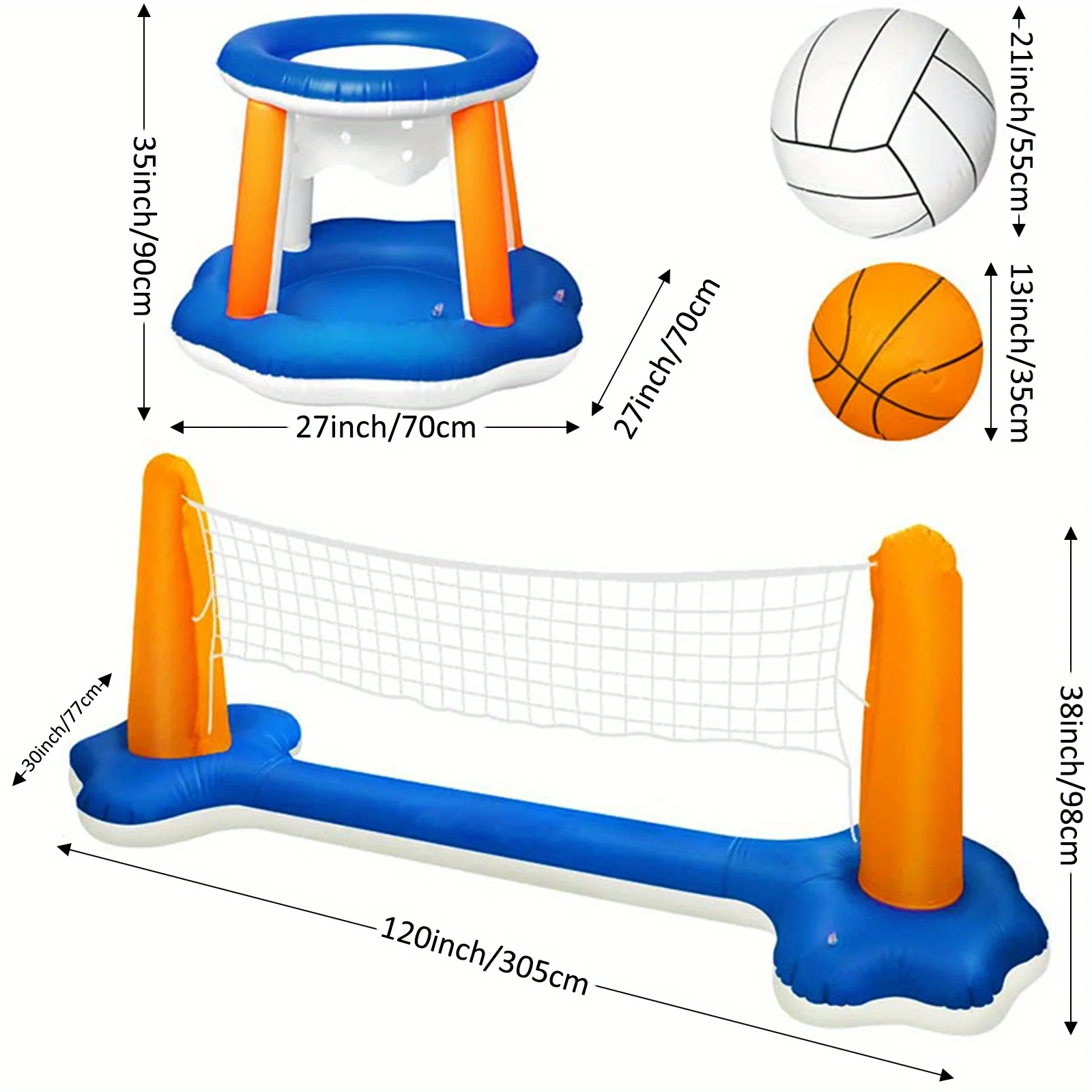 1 Stuk, Opblaasbare Volleybalhouder, Buiten, Waterspeelgoed, Watersporten, Familiebijeenkomsten, Zomerstrandfeest Gunst