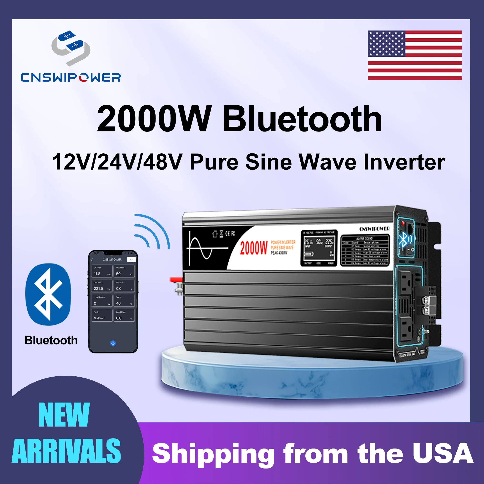 Cnswipower 2000W Bl…
