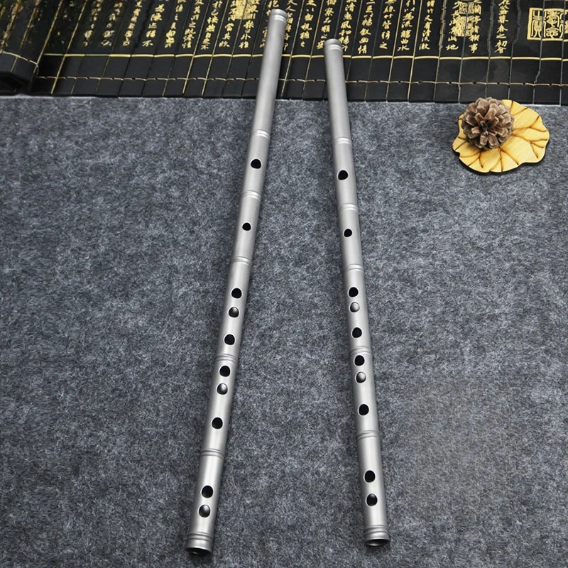 Titanium Alloy Flute Professional Performance Transverse Flute Adult Beginner Learning Flutes Traditional Woodwind Instruments