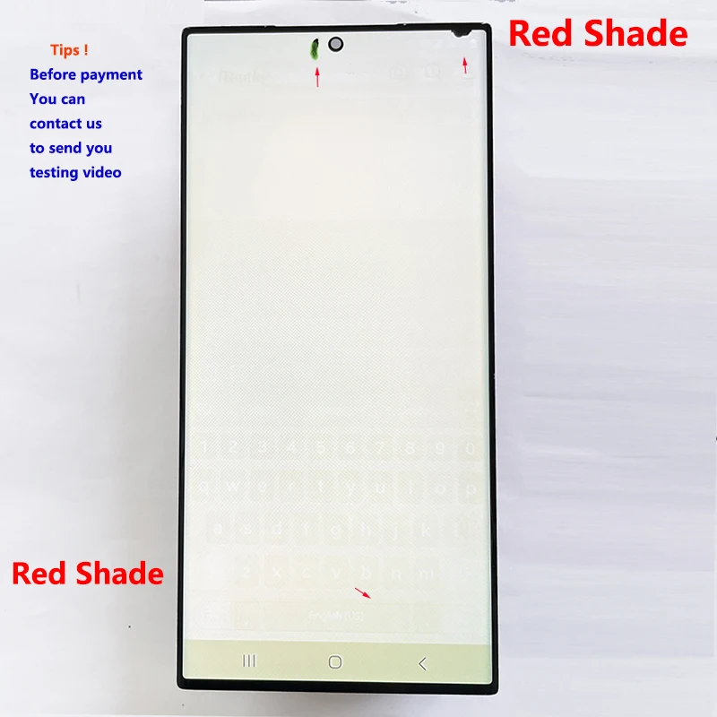 NONE Mit Mängel Display Für Samsung S23 Ultra LCD Touch Screen Display Für Samsung S23Ultra 5G S918 S918B S918U LCD Kein Rahmen 10