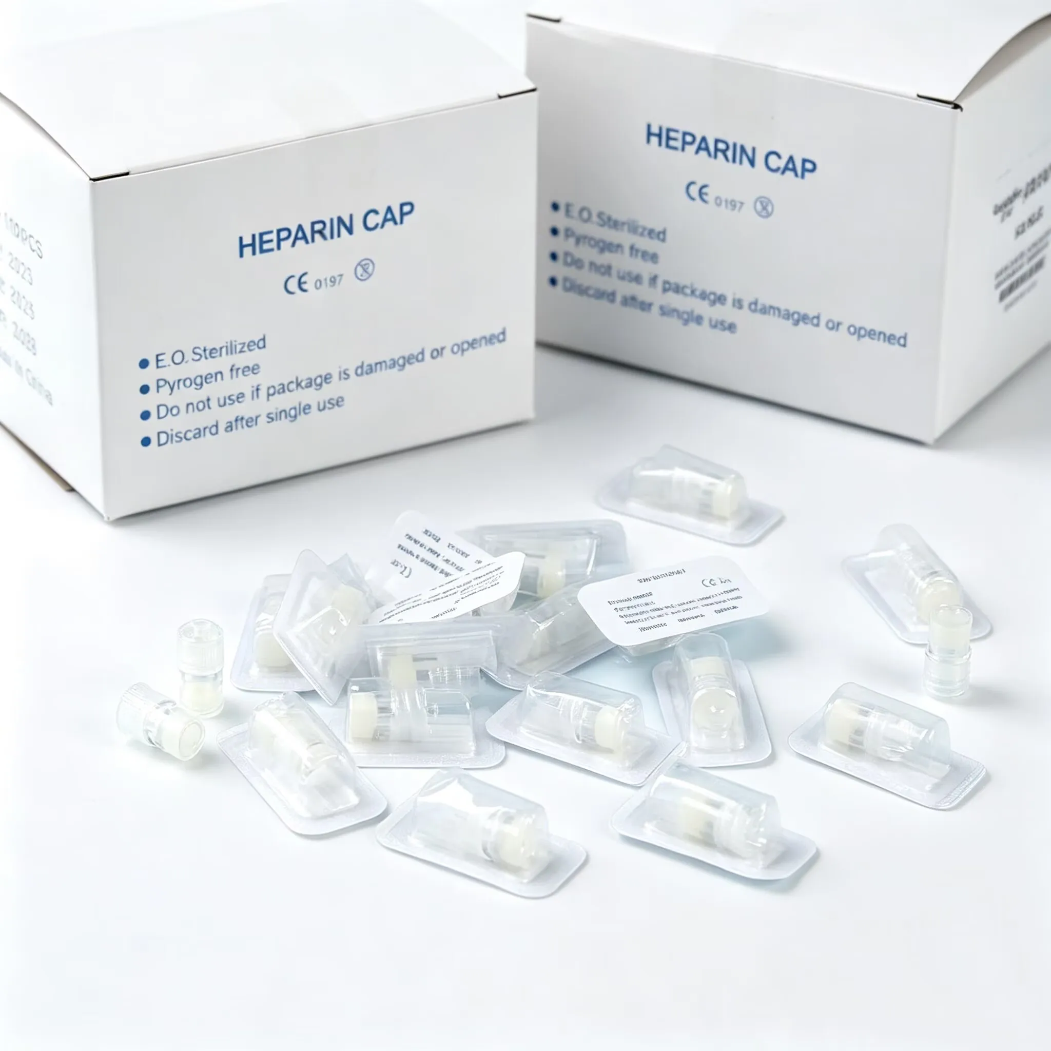 Pet specific disposable heparin cap, cat and dog retention needle, matched with veterinary sterilization infusion consumables