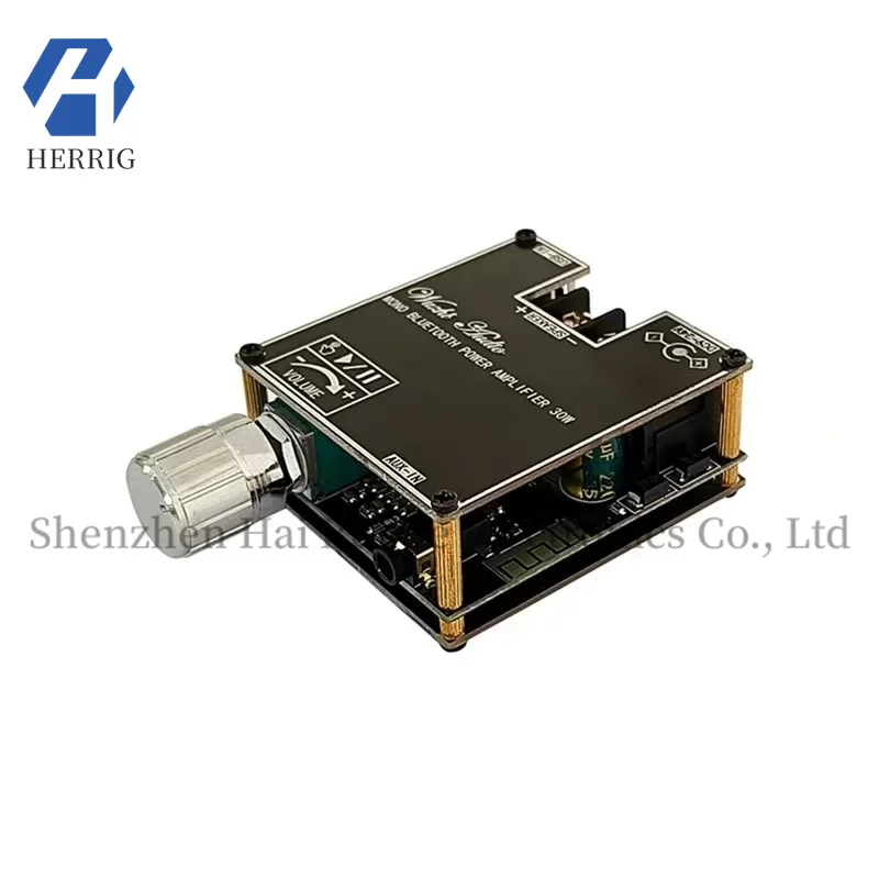 

ZK-301B mono 30W Bluetooth 5.3 audio amplifier board module with true wireless TWS left and right channel pairing box