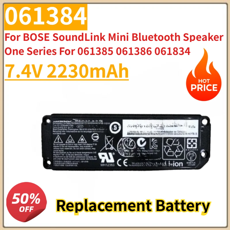 

New 7.4V 2230mAh Speaker Battery 061384 for BOSE SoundLink Mini Bluetooth Speaker One Series For 061385 061386 061834