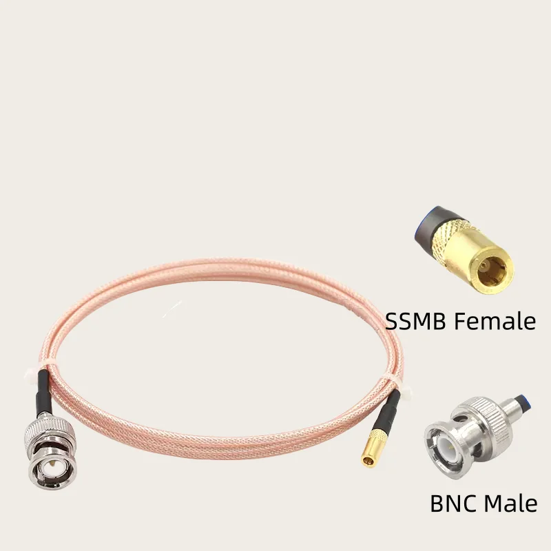 BNC Male to SSMB Male Female Connector Extension Cord Pigtail Coaxial Low Loss RG316 Cable