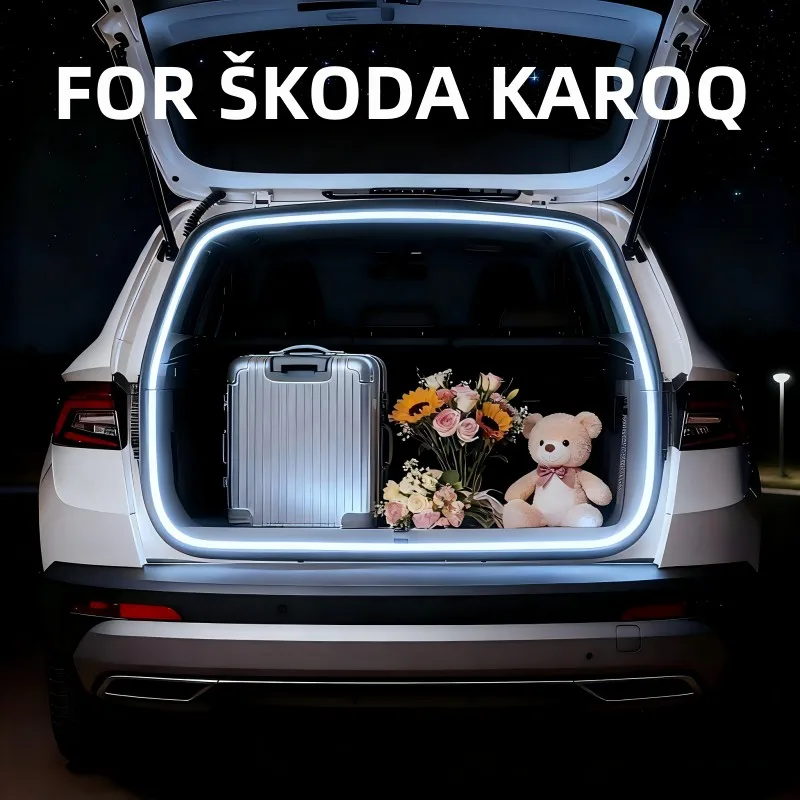 

For ŠKODA KAROQ brightness trunk lighting ambient light interior decoration LED Rear Trunk Light Bar