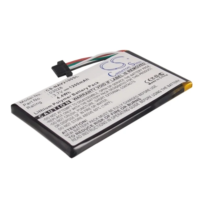 100% NEW1200mAh Battery for Navigon 2100 Max, 2110 , 2120, 2120 , 2150 , 2310