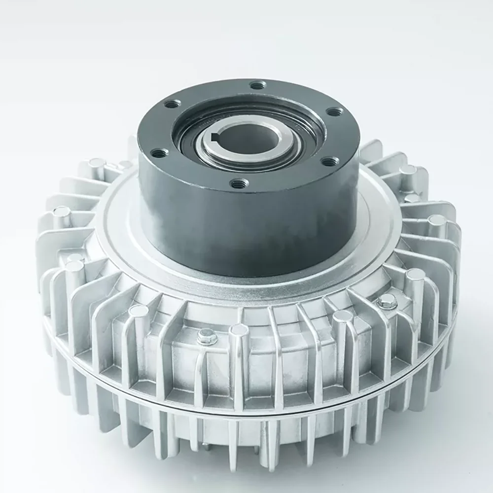 Hollow Shaft Magnetic Powder Clutch for Winding Machine, Used for Wire and Cable Feeding, Shell Rotating Type