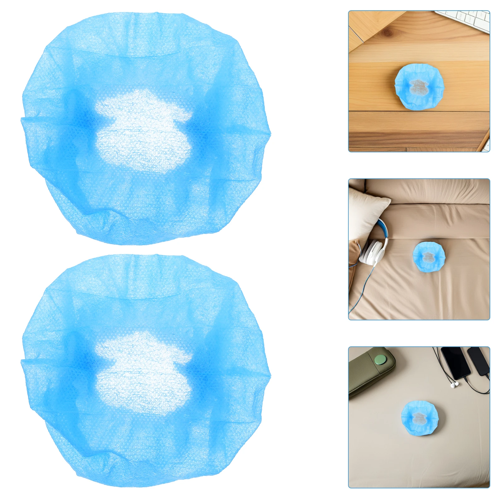 

200 Pcs Non-woven Headphone Cover Earphone Protector Protectors for Pads Covers Sweatproof Fabric