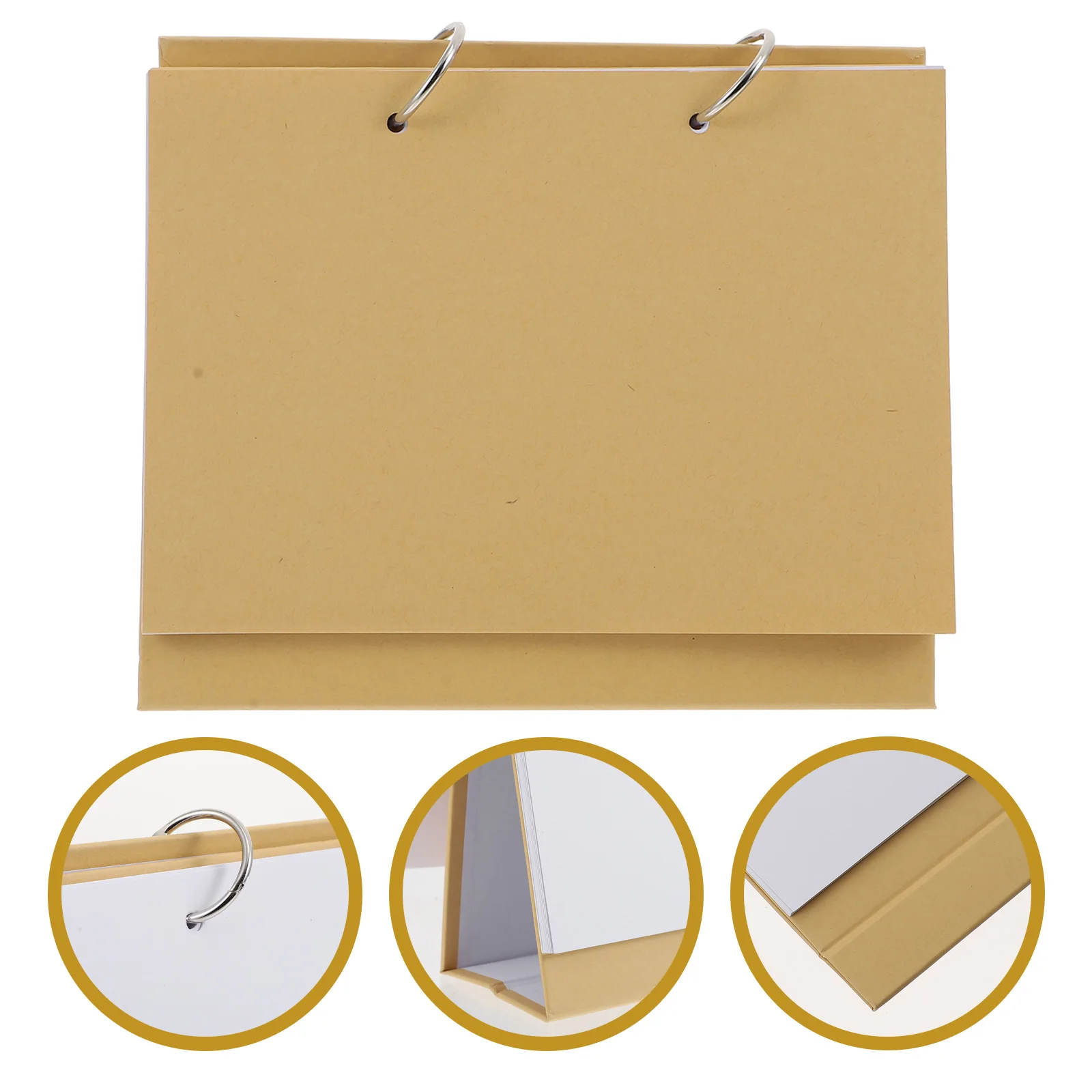 1 مجموعة التقويم صنع فارغة فضفاضة ورقة كتاب DIY بها بنفسك رسمت باليد أجندة مكتبية /رزنامة مكتبية دوامة دفتر القصاصات خربش كتاب #5