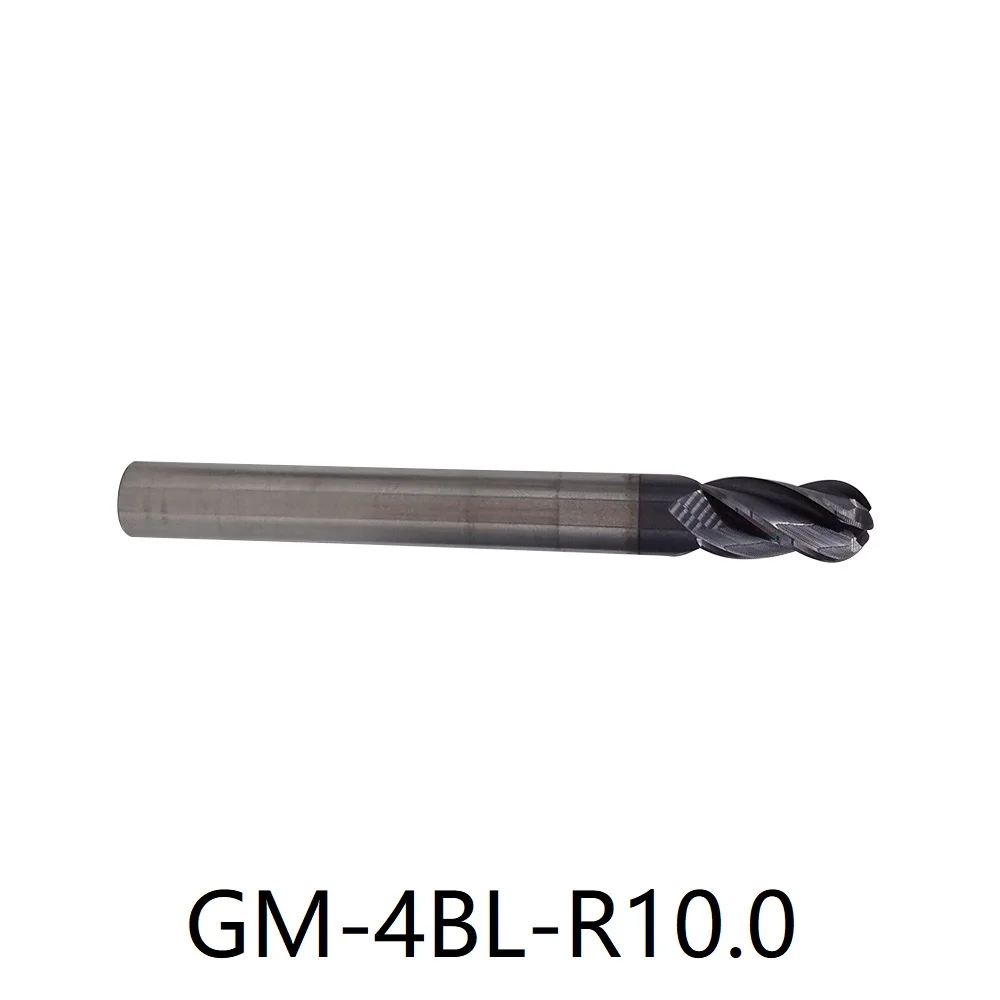 ZCC GM-4BL GM-4BL-R7.0 R8.0 R9.0 R10.0 4-flute Ball Nose End Mills