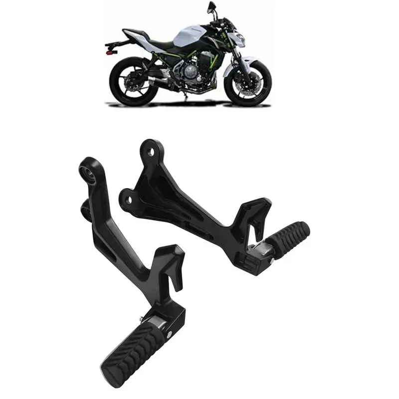 

For Rear Passenger Footrests Footpegs Brackets For Kawasaki Z650 Ninja 650 2017-2023 Motorcycle