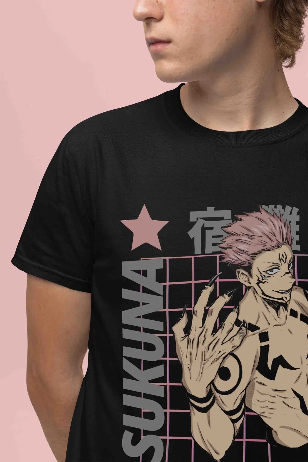 Jujutsu Kaisen Shirt Sukuna T-Shirt Gojo Itadori Megumi Top JJK Anime Unisex Tee