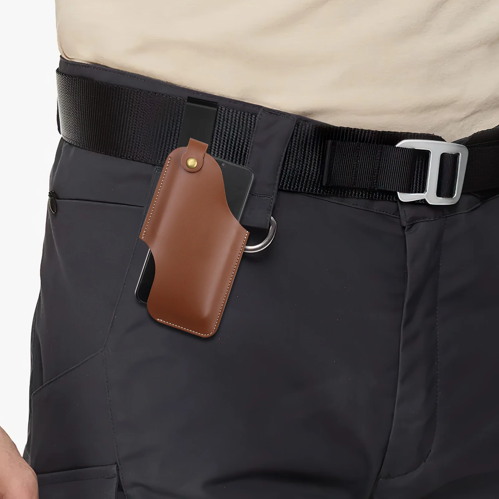 

10pcs Metal Belt Clip Iron Hooks For Backpack Key Holder Pouch Sheath Outdoor Activity Waist Clasp