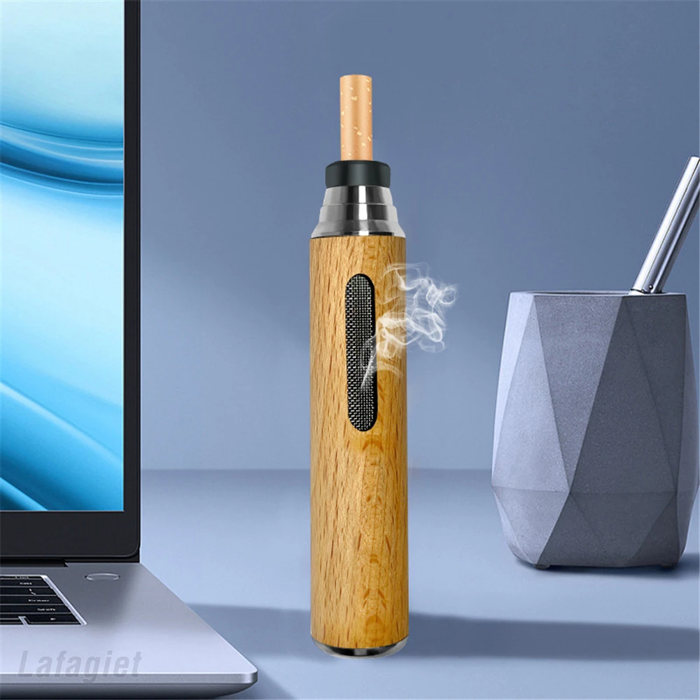 Wooden Cigarette Holder Ashtray For Car Use Tobacco Ash Collection Tray Smoking Anti-dirty Cleanable Universal Cigarettes Filter