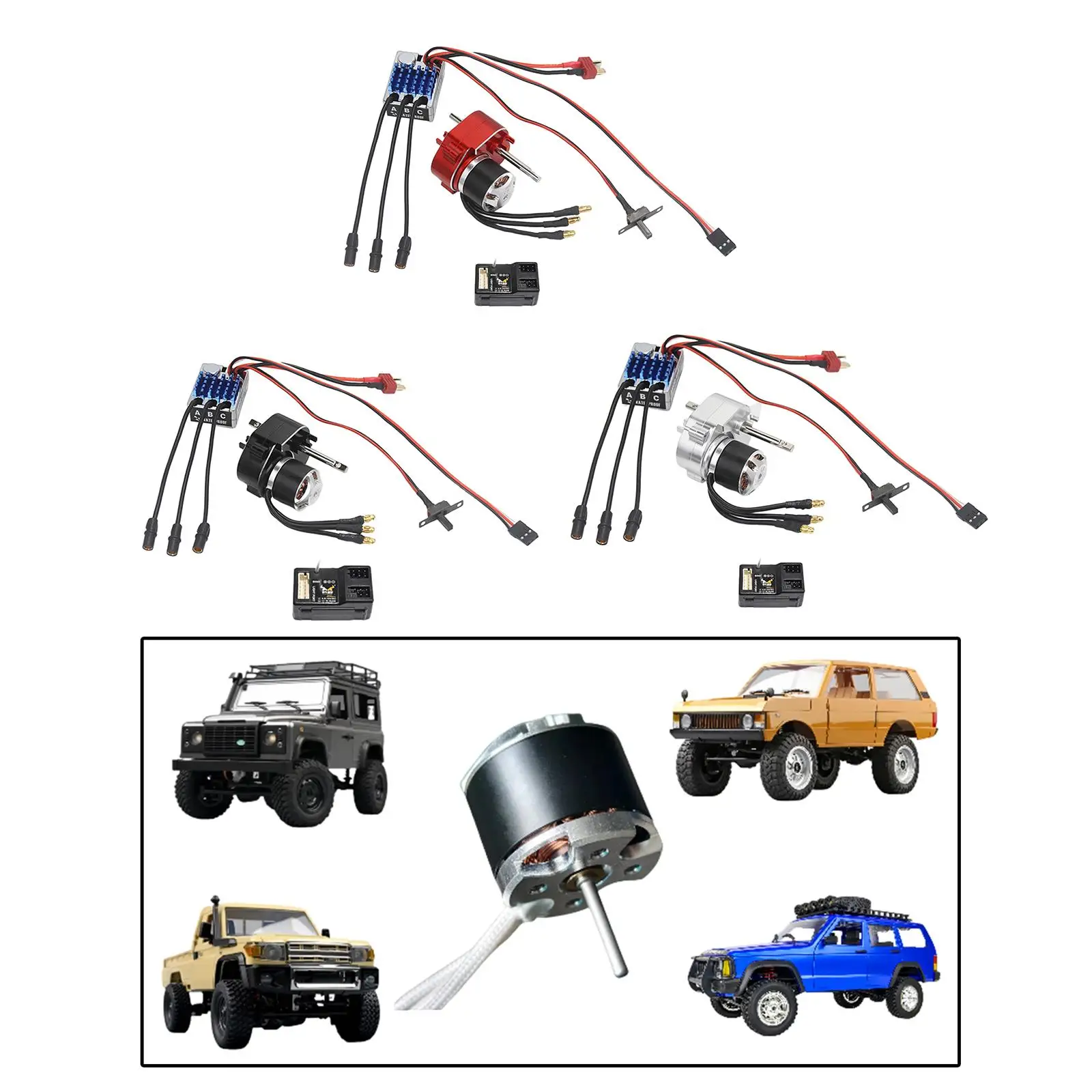 

Бесщеточный двигатель, коробка передач, комплект ESC, радиоуправляемый автомобиль, простая установка, замена, ремонтный приемник в комплекте для MN168 MN99S MN82 MN78