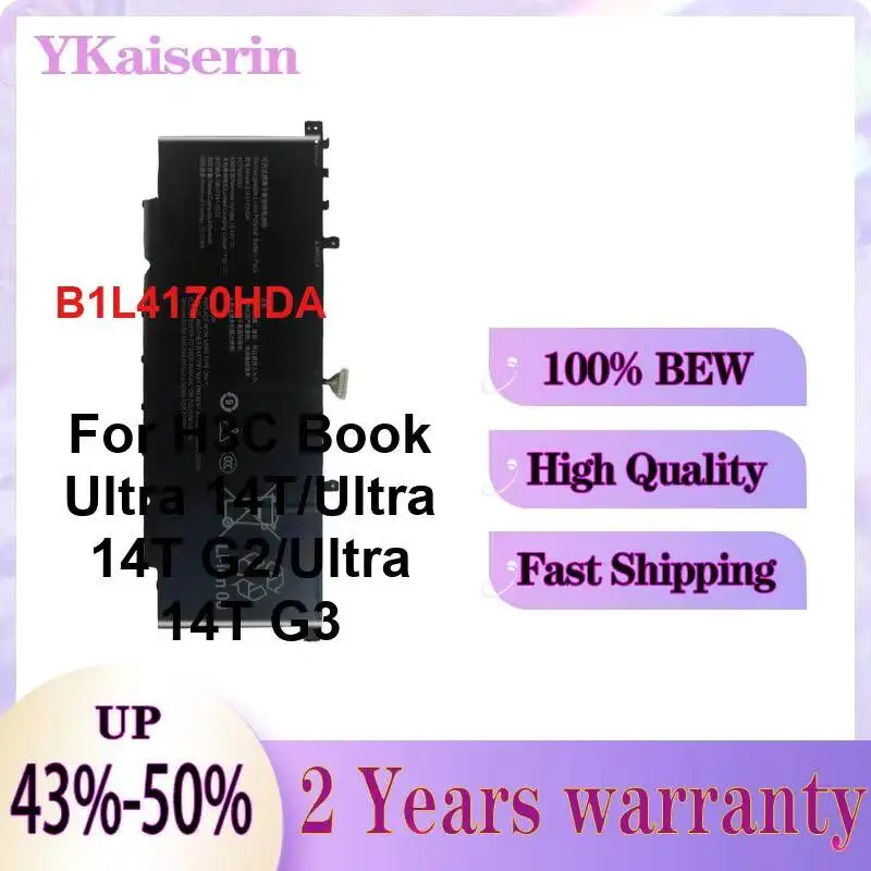B1L4170HDA 4534mAh High Performance For H3C Book Ultra 14T Ultra 14T G2 Ultra 14T G3 Notebook Battery