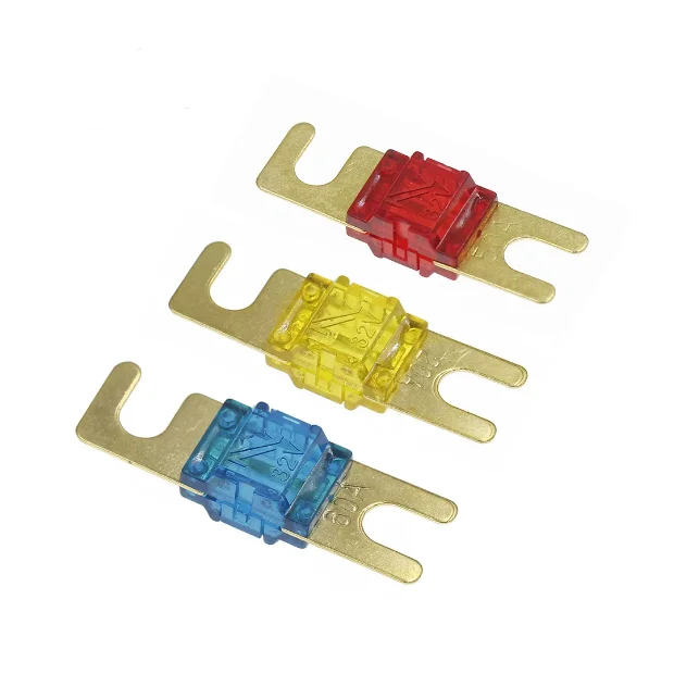 ANL Gold Plated Blade Bolt U Type Fuses Audio Sound Fuses 20A 40A 50A 60A 70A 80A 100A 125A 150A 175A 200A 32V