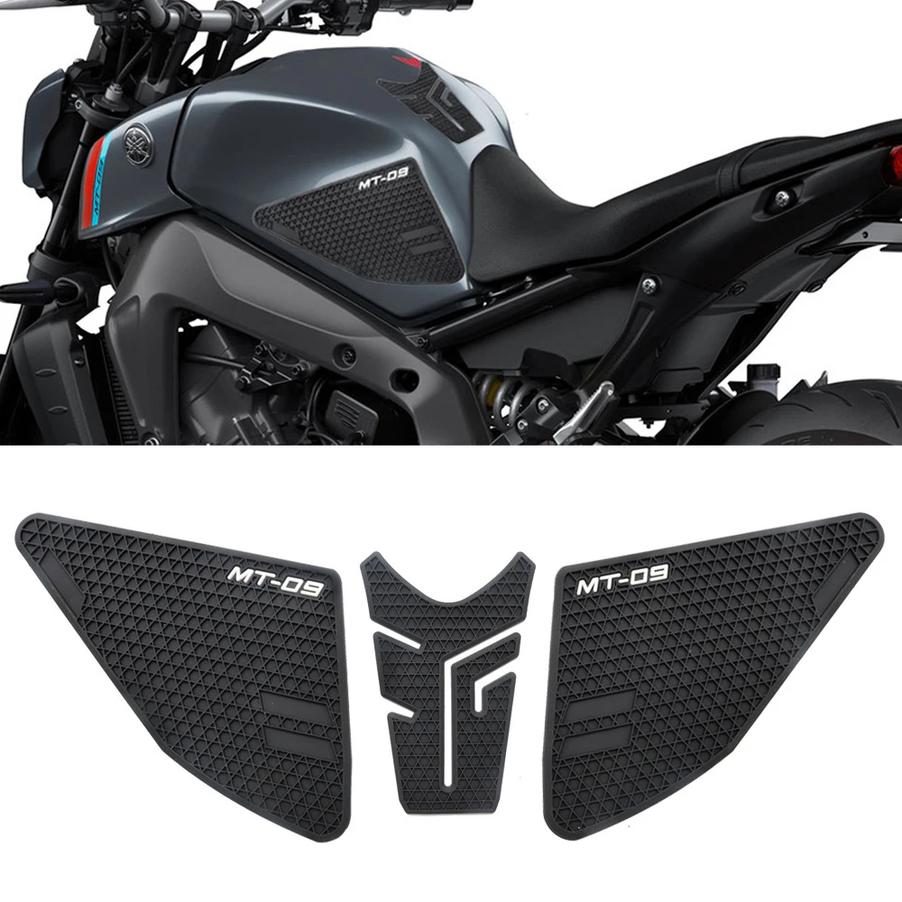 

NEW For YAMAHA MT-09 MT09 2021 2022 Tank Pad Sticker Motorcycle Non-slip Side Fuel Tank Rubber Sticker
