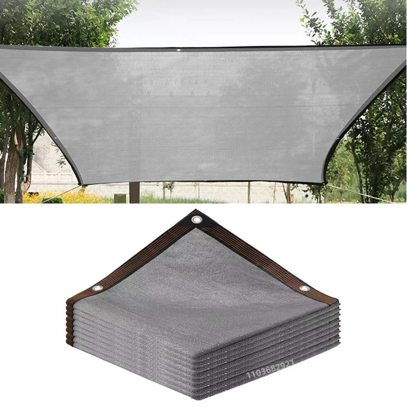 Sunshade Net Anti-ultraviolet Awning Plant Cover Net for Outdoor Garden Courtyard Swimming Pool Balcony Shade Cloth