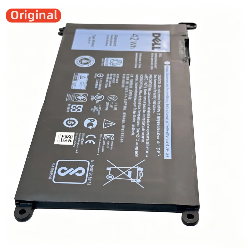 

100%Original 3680mAh for DELL Inspiron WDXOR 15-5538 5565 5567 5570 5580 7000 7460 7560 7570 7572 7579 Laptop Battery