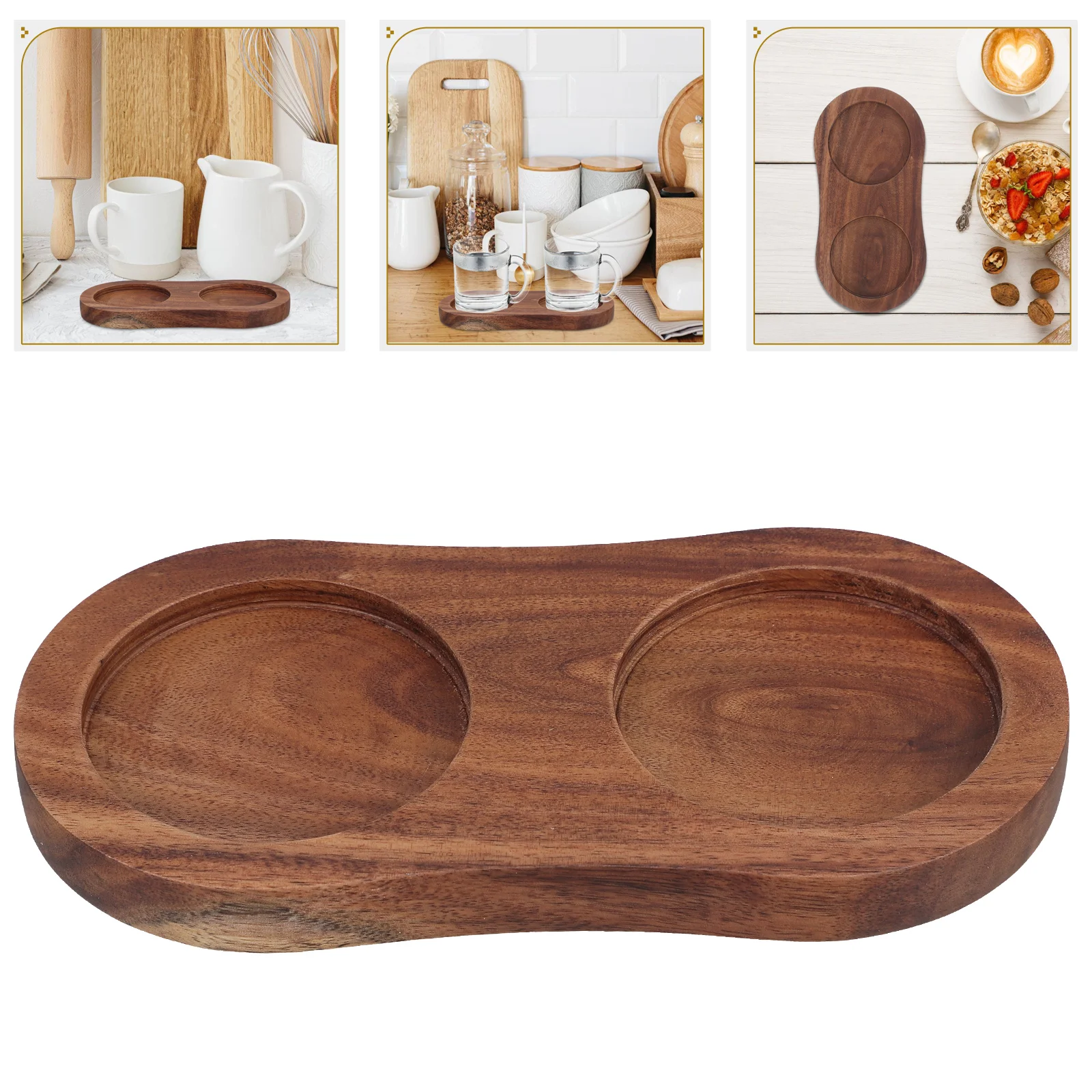 

Grinder Base Stand Pedestal Coffee Pepper Table Chili Salt Wood Wooden Tray Angle Bottom Board Coaster Small