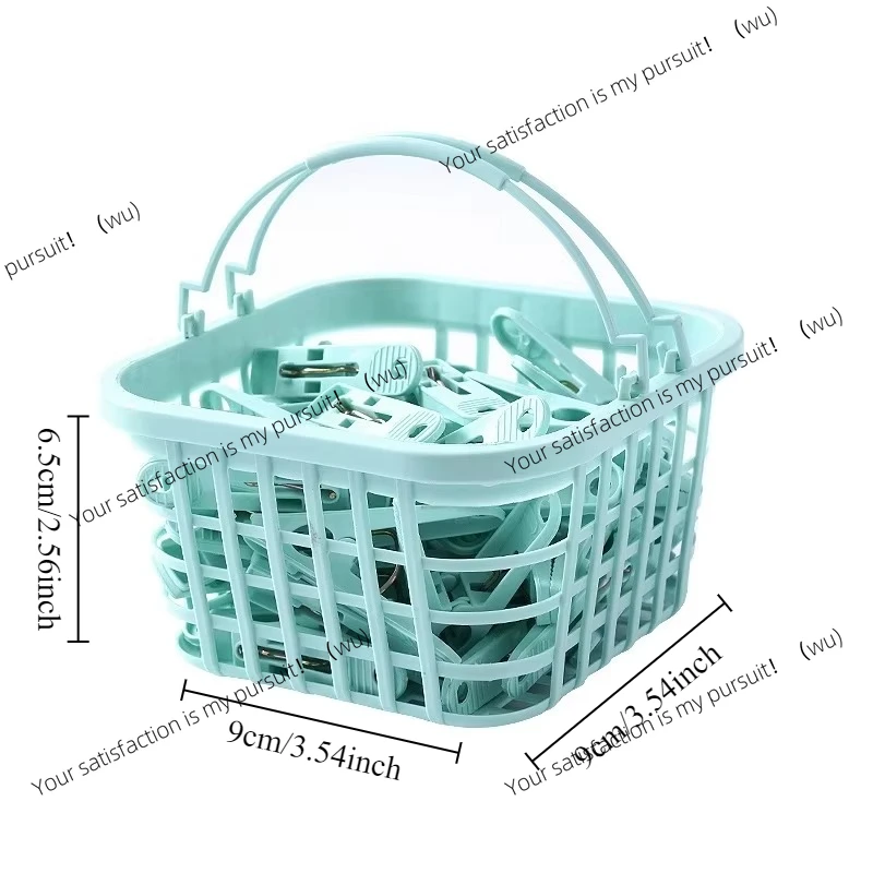 30PCS Household plastic drying blanket clip Quilt and towel clip Basket spring hanger Anti slip clip for drying clothes