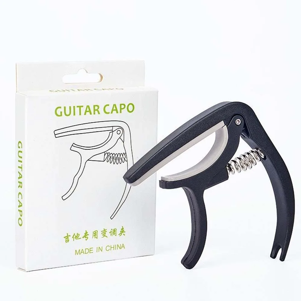 Capo de Guitarra con Empaque Individual, Clip 2 en 1 para Cambio de Tono, para Guitarra Acústica, Eléctrica y Clásica, Accesorios Universales para Guitarra