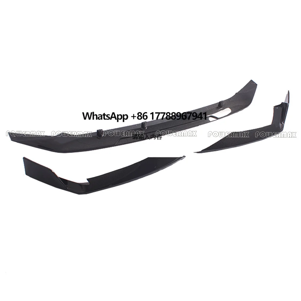 

High Quality Pre-preg Carbon Fiber Front Bumper Lip Splitter for RS6 C8 Avant Wagon 4-Door 2019-2022