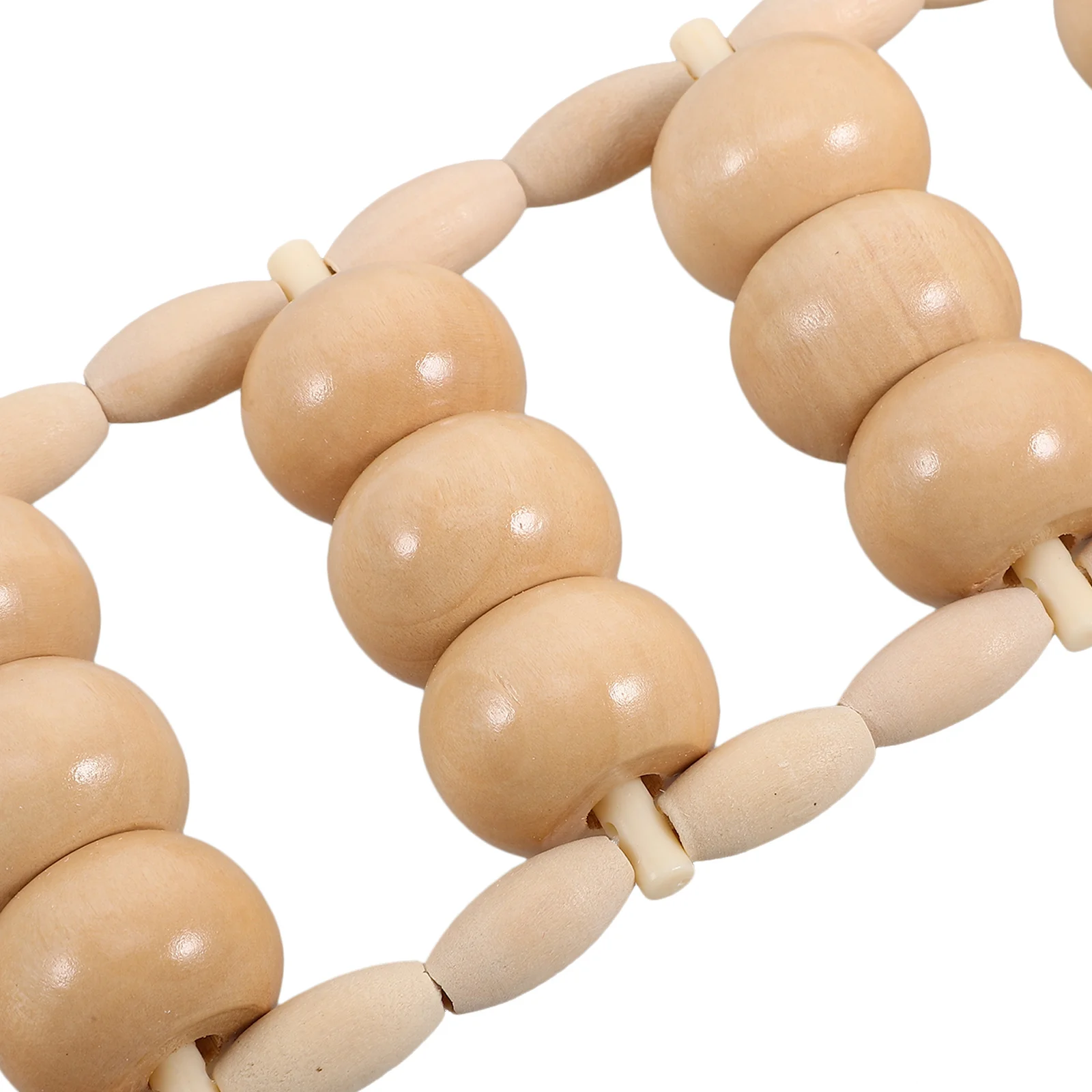 Деревянный роликовый массажер для спины, большая ручка, ручной инструмент для облегчения мышц для моделирования тела, терапия ног, релаксация желудка