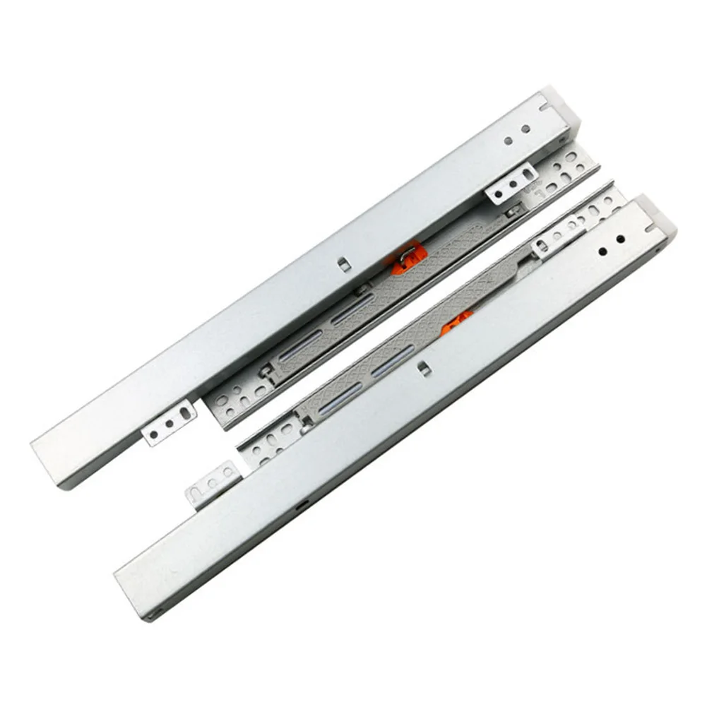 

Home Drawer Runners Bottom Mounted Rails 30 Decibels Noise Reduction Galvanized For Durability High Quality Steel