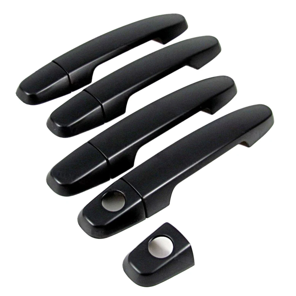 Car Exterior Side Door Handle Cover Trim Set Fit for Lexus GX470 SUV 2003 2004 2005 2006 2007 2008 2009 Matte Black ABS