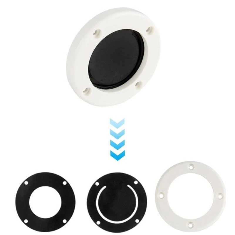 

Sturdy Marine Water Scupper Valves Draining Outlet Mount Plug Accessories for Boats Ensures Proper Cabin Hull Discharge X37F