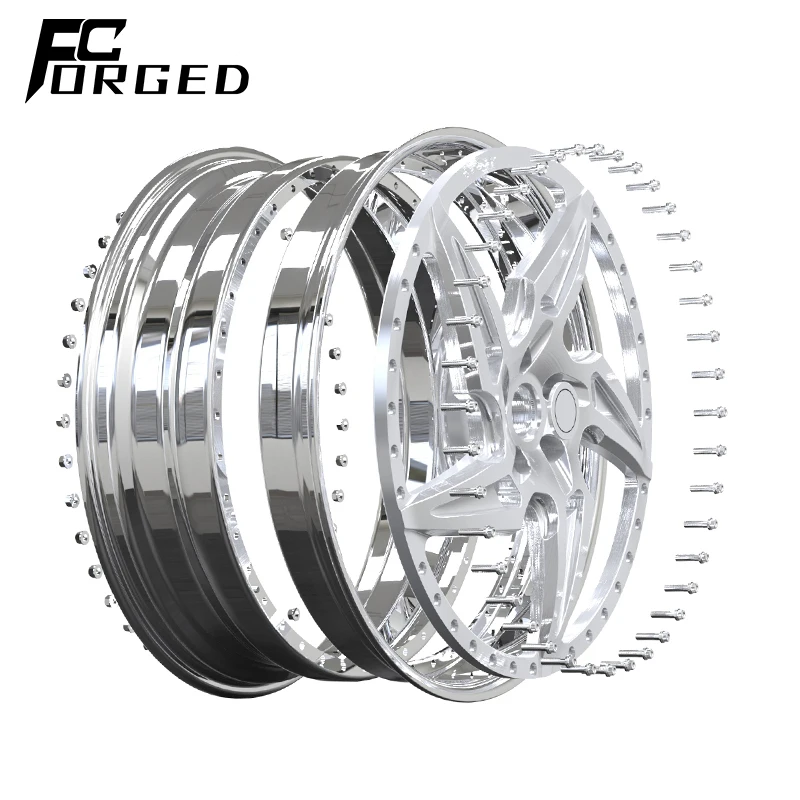 قطعة واحدة 2 قطعة 3 قطعة عجلات مزورة 17 18 19 20 21 22 23 24 26 بوصة جنوط السيارة 5x112 5x114.3 5x120 عجلات سبيكة