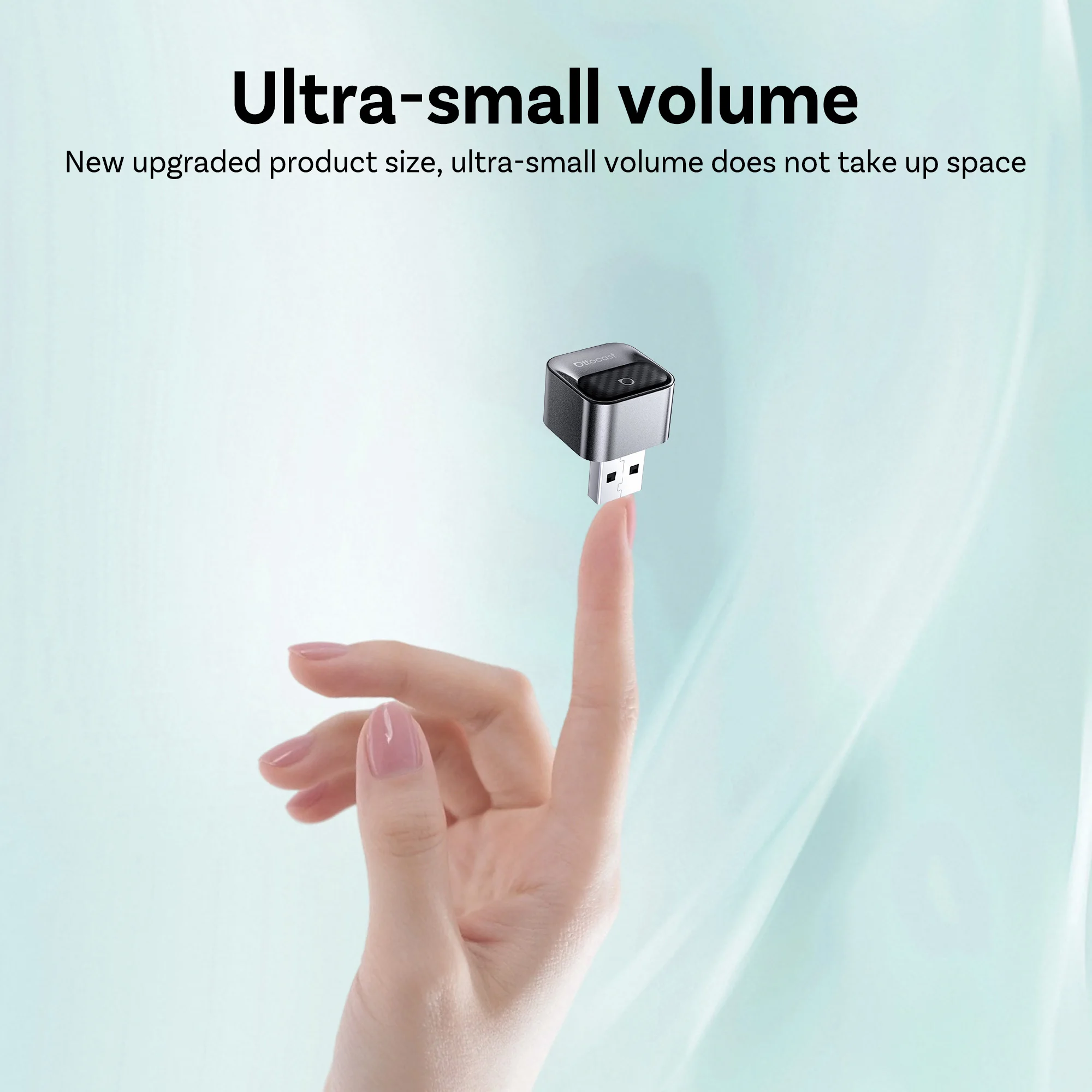 Ottocast 2026 Mini Core Kabelloser CarPlay Android Auto Adapter 2-in-1 3.0 Cube Dongle Auto-Zubehör für Kia Benz VW Toyota MG – Detail 4