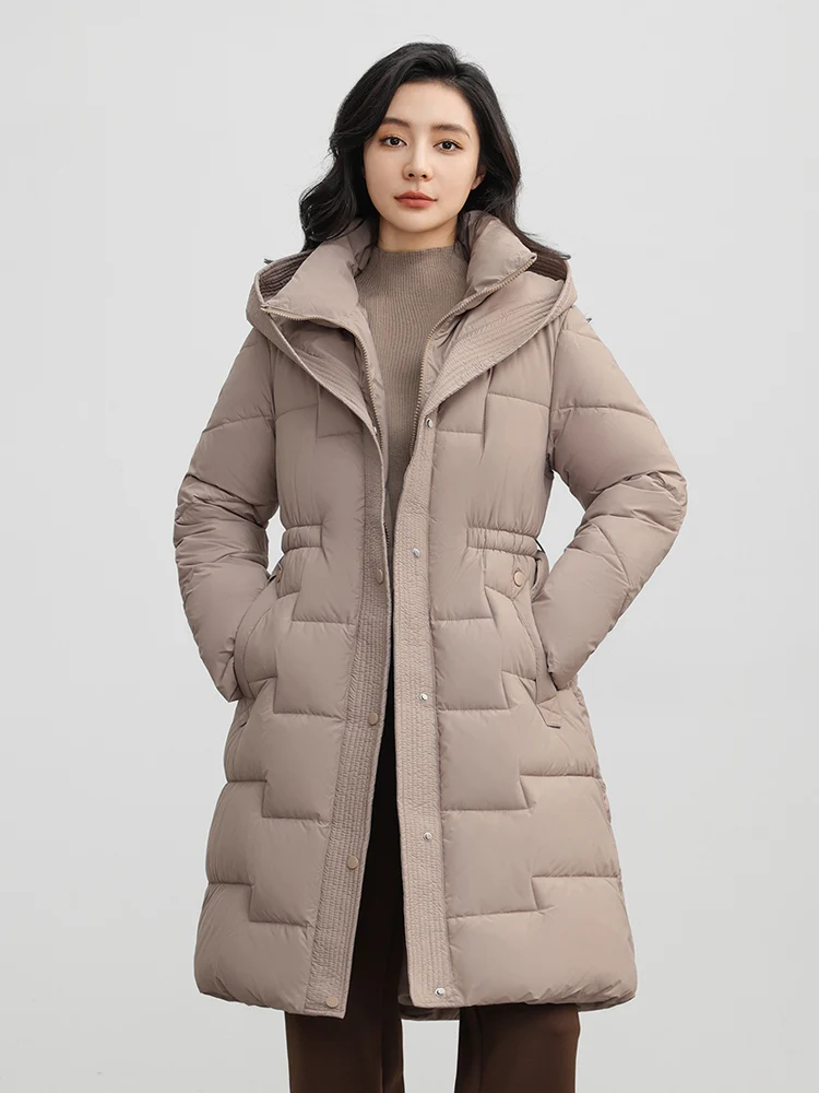 

Parkas Jacket Women Autumn Winter Solid Cotton Coat Female Long Sleeve Parkas With Hooded Long Jackets For Women