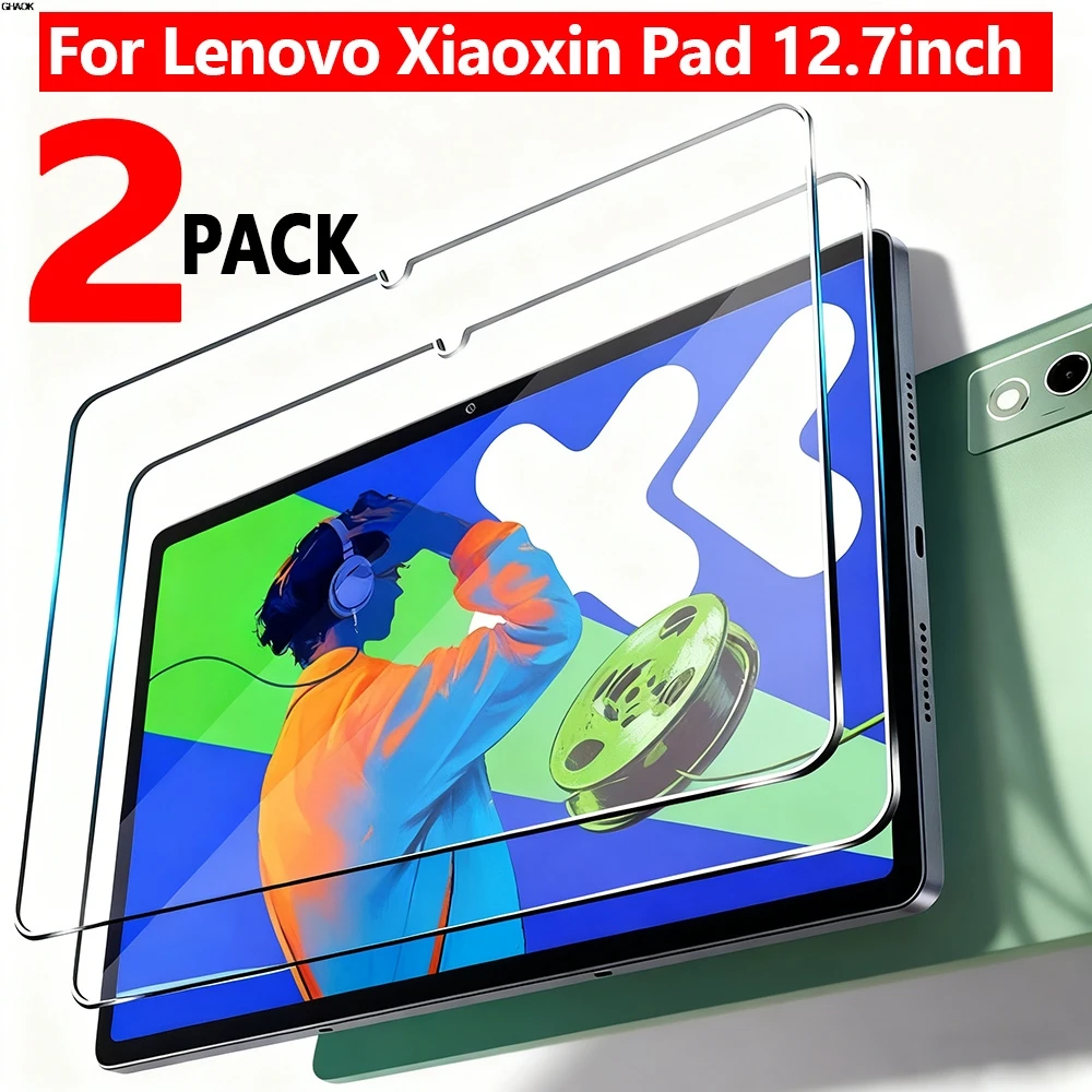 Tempered Glass for Lenovo Xiaoxin Pad 12.7inch 2025 2023 HD Clear Shatterproof Tablet Screen Protectors for Lenovo Xiaoxin Pad