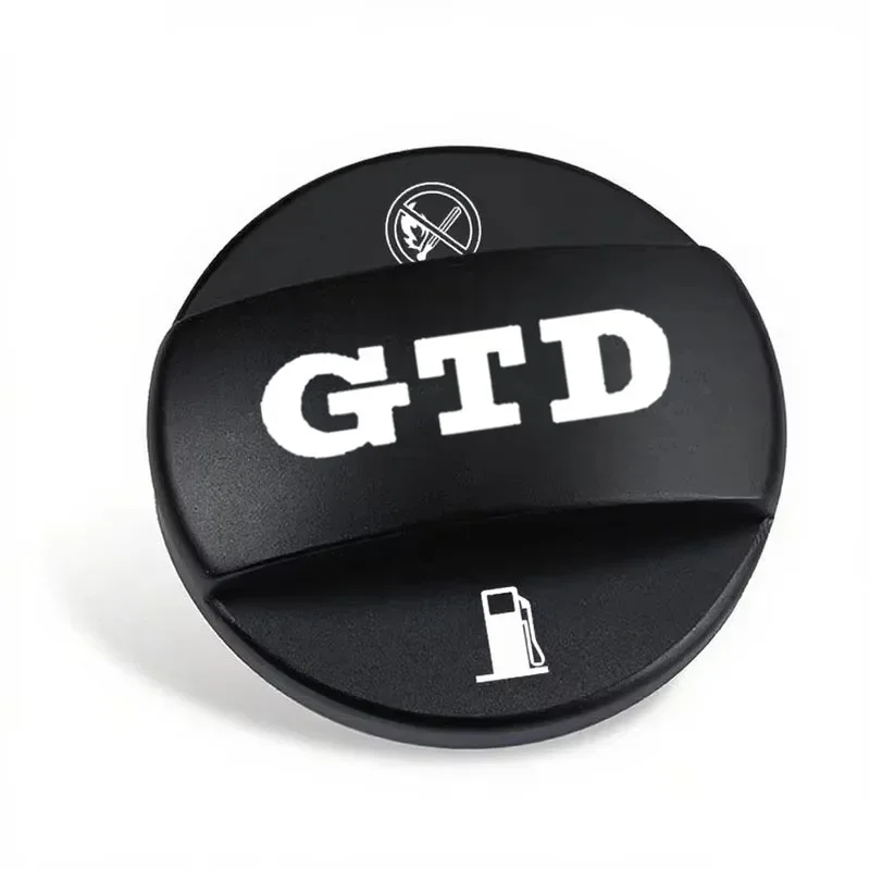 1PC Car Oil Tank Protect Cover Refuel Fuel Tank Cap for Volkswagen VW GTD Logo GOLF JETTA MK4 PASSAT Polo SR36 TIGUAN T-ROC