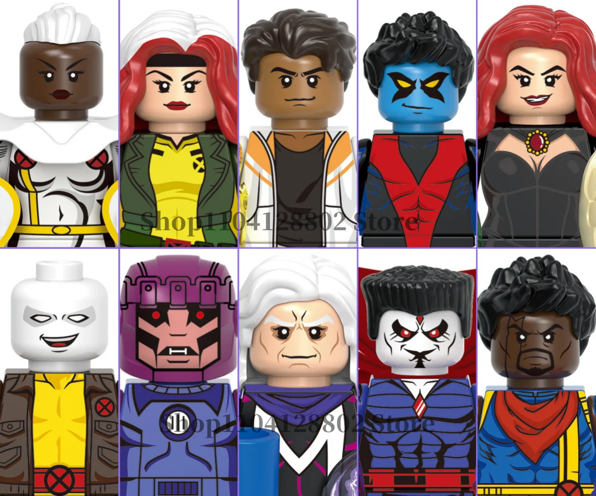 

G0167-2025 New Marvel brick toys Nightcrawler Mr. Sinister children's MINI building block toys holiday party gifts doll toys