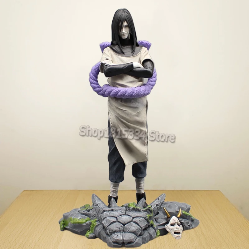 32cm Anime Orochimaru Figure NARUTO Figurine Gk Black Hole Orochimaru Action Figures Pvc Model Statue Peripheral Toys Kid Gifts