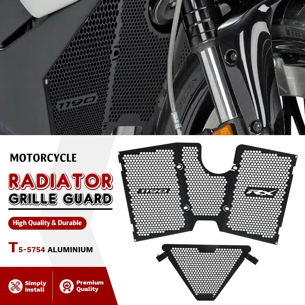 

FOR EBR 1190RX/SX Erik Buell Racing 1190RX 1190SX 2014-2024 Radiator Grille Guard Motorcycle Radiator Guard and Oil Cooler Set