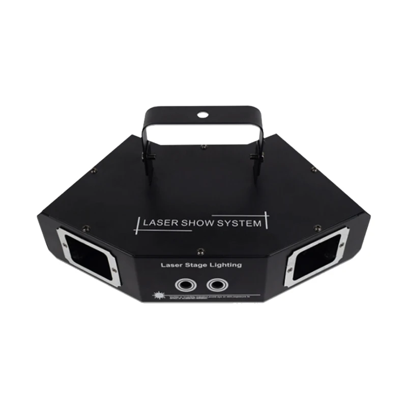 Four Eyes DJ Laser Light RB Line Scanning with RG Patterns Effects Stage Lighting Projector Sound Actived Disco Party Lights