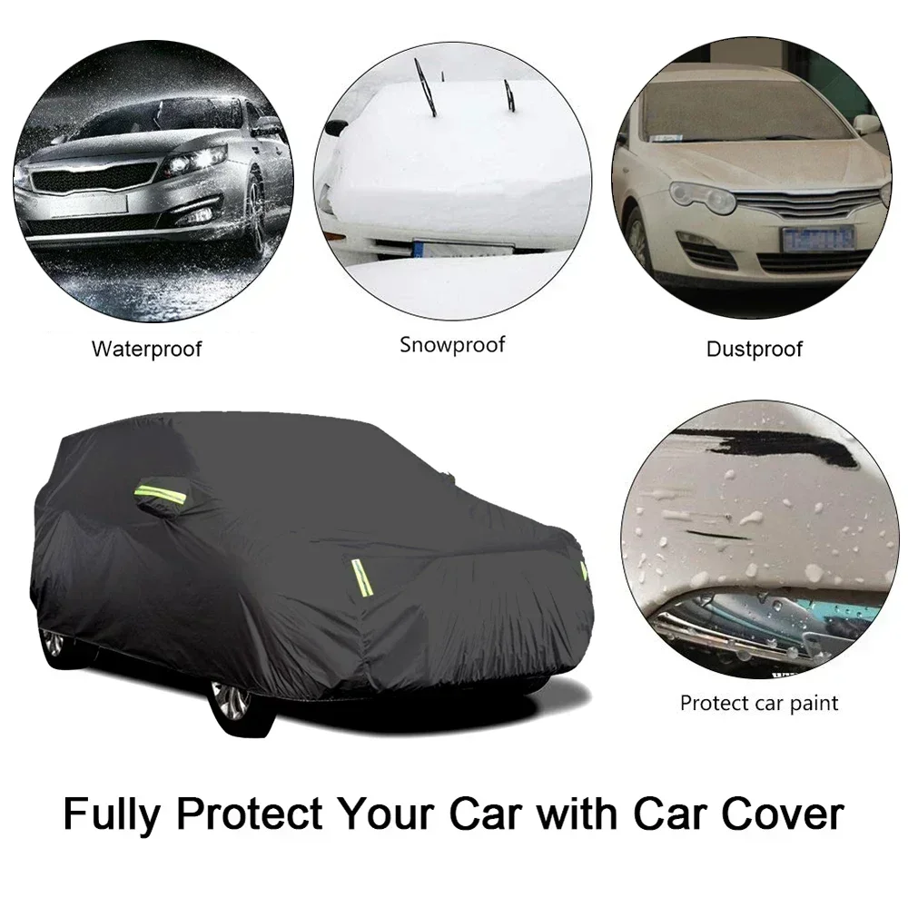 Full Exterior Covers SUN UV Protection Vehicle for Automobiles Trucks Sedan Dustproof Waterproof Outdoor Universal Car Cover