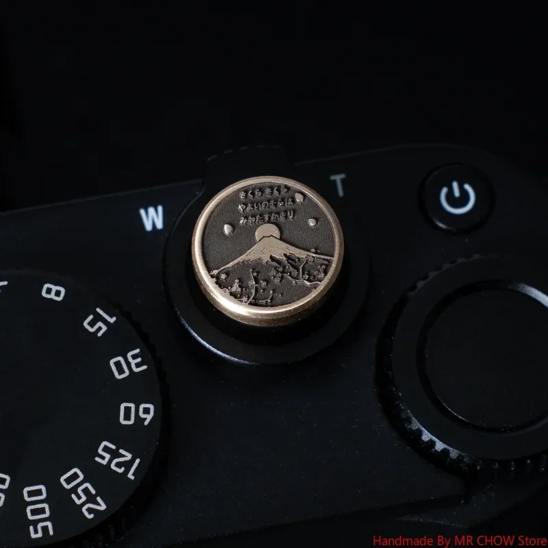موضوع نمط النحاس مصراع الإصدار زر ل Fujifilm X100V X100VI X-T5 سوني RX10 RX10M4 لايكا Q3 D-LUX8 M10 نيكون Z f ZF