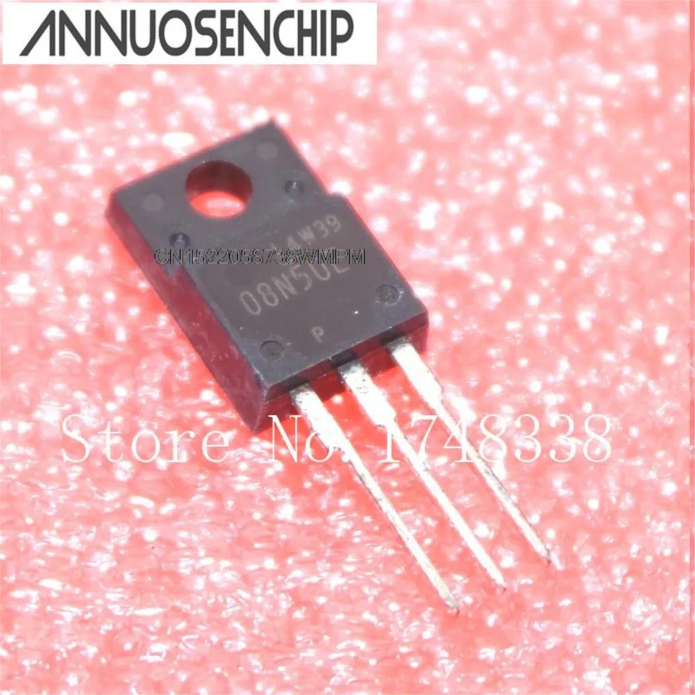 50pcs/LOT New and Original 08N50E TO-220F FMV08N50E